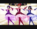 【MMD】Hotel Moonside -wa. remix-（吉岡沙紀・鷺沢文香・速水奏） *VR版有り