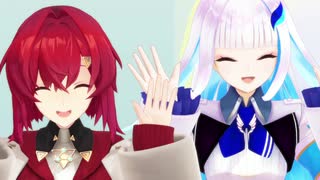 【にじさんじMMD】恋の魔法【アンジュ&リゼ】