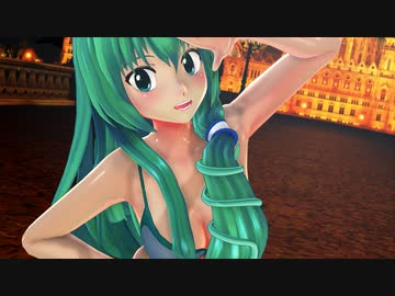 【東方MMD】早苗さんに好き！雪！本気マジックを踊ってもらった