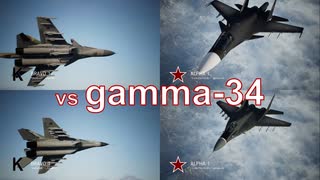 Ace Combat 7 Extra160 バトルロイヤル gamma氏とのタイマン総集編