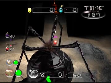 [TAS]ピクミン２　大足の穴　6268点(残時158)