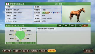 初年度緑札で購入できるマルブツセカイオーで賞金カンストを目指す！チャレンジ2回目　#4終