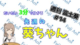 【12/30～1/5】だいたい3分で分かる先週の葵ちゃん【週刊富士葵#14】