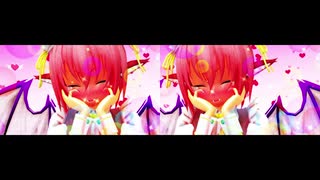 【東方MMD】みすちーが可愛いだけの動画【立体視/平行法】