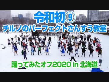 【令和初⑨】チルノのパーフェクトさんすう教室踊ってみたオフ2020 in 北海道 通常Ver【極寒】 #チルノオフ