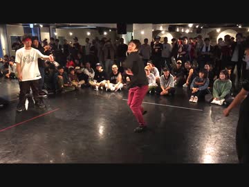 【バトクラVOL.9】モグネット本部 vs からあげクンのここがすごい！ (2on2 BEST16-1) 【アニソンダンスバトル】
