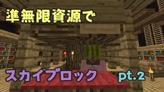 【Minecraft】準無限資源でスカイブロック pt.2【ゆっくり&VOICEROID実況】