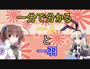 一分で分かる一人と一羽