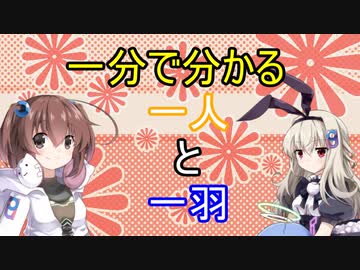 一分で分かる一人と一羽