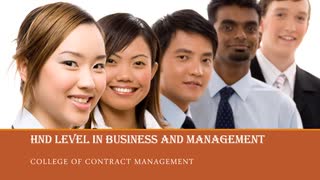 HND Level in Business and Management