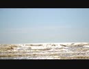 Little Girl Sitting On The Sand By The Sea　代沢インターナショナルスクール