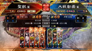 【征覇王】聖獣戦姫652【三国志大戦】