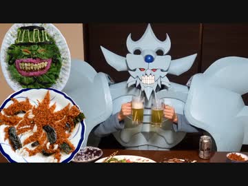 焼肉とキムチチャーハンを作るオベリスクの巨神兵