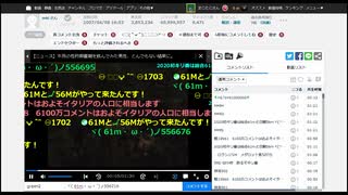 【自演動画】6100万コメ＆日鯖5600万コメ達成の瞬間+自演支援者コメントランキング#5