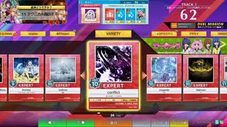 【チュウニズムクリスタル】conflict（FC、EXPERT、SS）