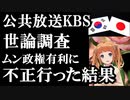 韓国公共放送KBSがムン政権に有利な世論調査を設計していた事が判明し驚愕