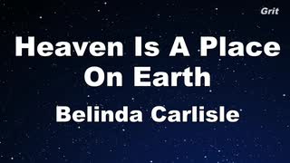 【発音記号カラオケ】Heaven Is A Place On Earth - Belinda Carlisle   ( With Guide )