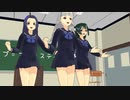 【MMDm@ster】制服姿の貴音たちでクラブマジェスティ