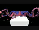 ブロックが積もって暴れる自分の自作曲