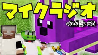 【マイクラジオ】最強の匠は俺だ！絶望的センス4人衆がカオスマイクラジオAOA編♯6【4人実況】