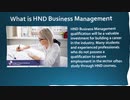 HND in Business management