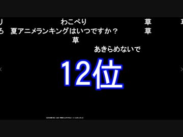 独断と偏見の2019年秋アニメランキング