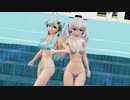 【Ray-mmd】鈴谷と熊野が夜のプライベートプールで淋しい熱帯魚