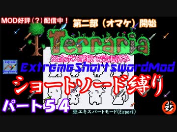 [Terraria+MOD]　ショートソード縛りEX パート５４　（第二部）　[ゆっくり実況]