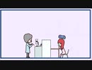 【動く4コマまんが】『ねじ巻きじかけの気持ち』　③　コーヒー　ｓ１　オリジナル音楽とラクガキ