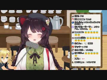 戌亥とこが歌う『Pretender』を実況する卯月コウ