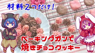 【ダイソー】材料2つだけ！ベーキングガンで焼きチョコクッキー