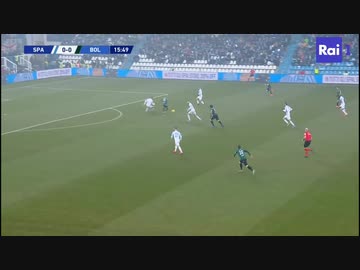 ファンタジスタ冨安全タッチ【伝説のシュートブロック】ボローニャ 対 SPAL【1起点】