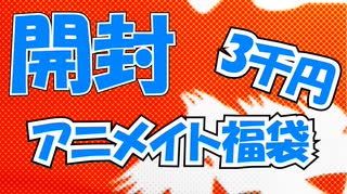 【開封】初売り！アニメイトの3千円福袋！かぜり＠なんとなくゲーム系動画の購入品紹介