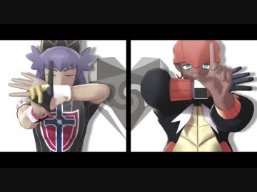 【MMDポケモン】アンノウン・マザーグース【ダンデ＆キバナ】