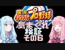 【パワプロ】琴葉姉妹の気まぐれ検証その６【VOICEROID】
