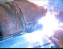 のまさんち「職人？溶接工の世界！　半自動（CO2）T型ナット溶接♪　ヾ(゜∀゜ゞ).wmv」