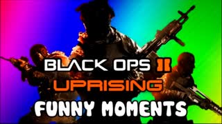 Black Ops 2 Uprising DLC Funny Moments - Drum Easter Egg, Ninja Trap Defuse, Ladder Glitch (Funtage)