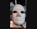 ロボットの眼球とまぶたの動作テスト