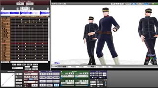 2020/01/28 13:27放送分_MMD作業_モーション修正 1