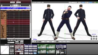 2020/01/28 18:00放送分_MMD作業_モーション修正 3