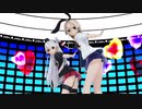 【MMD艦これ】　ハッピーシンセサイザ  by 島風、天津風、連装砲ちゃん、土禁ちゃん、乳製品姉さん