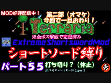 [Terraria+MOD]　ショートソード縛りEX パート５５（第二部）完　[ゆっくり実況]