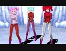 【初音ミク　重音テト　小春音アミ】 スターナイトスノウ 【MMD】