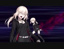【FGO】アルトリア・ペンドラゴン〔オルタ〕(セイバー)(改修2後) 宝具演出+戦闘モーション+掛け合い(一部)【1080p対応】