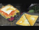 【超簡単】ホットサンドメーカーでオムライス作ってみた【野外料理】