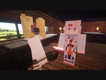 【Minecraftストーリー】月が降る丘 3話【実況+Voiceroid】