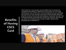 Renew cscs card