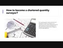 Quantity surveyor