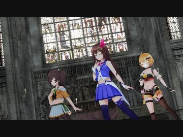【MMDホロライブ】独りんぼエンヴィー【ときのそら・夏色まつり・夜空メル】