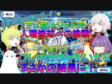【FGO】マゾ豚メジェドの縛りプレイPart12　フレポガチャを引いたらまさかの結果に！【ゆっくり】